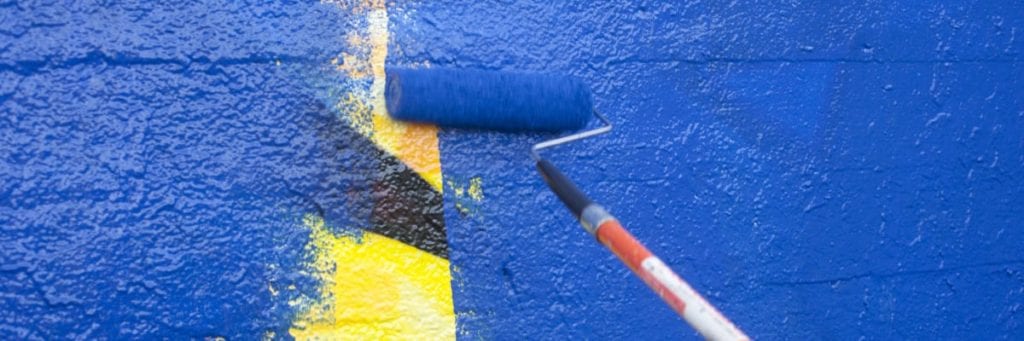 Painting Over Painted Walls 1 Painting Over Painted Walls