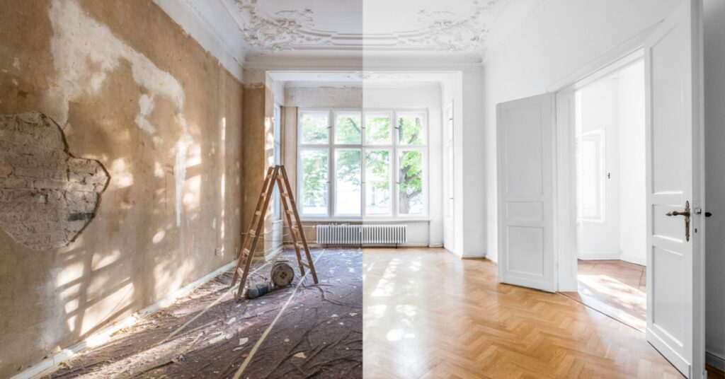 historic home restoration painting