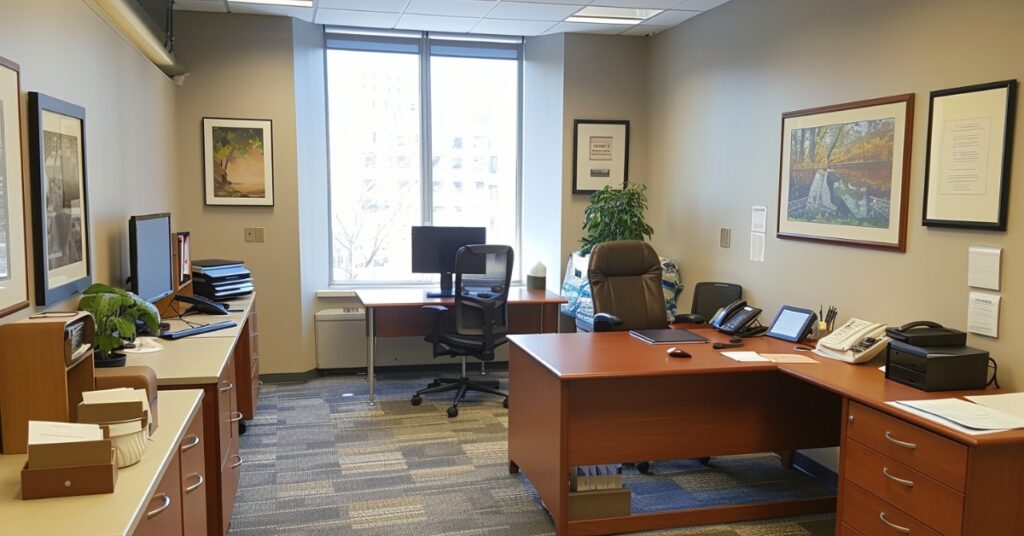 Professional Office Painting for a Fresh, Inviting Workspace 2 Professional Office Painting for a Fresh, Inviting Workspace