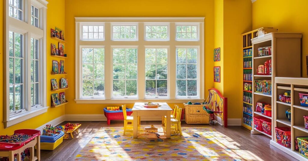 What's Up: The Hottest Paint Color Trends for 2025 9 childs playroom with toys
